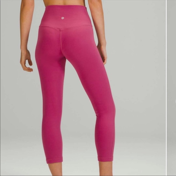 lululemon athletica Pants - Lulu Pink Lychee Align 23” size 6